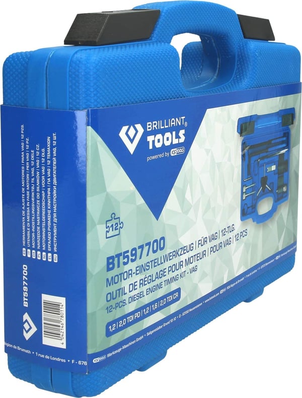 Brilliant Tools BT597700 mekanisk verktygssats 12 verktyg