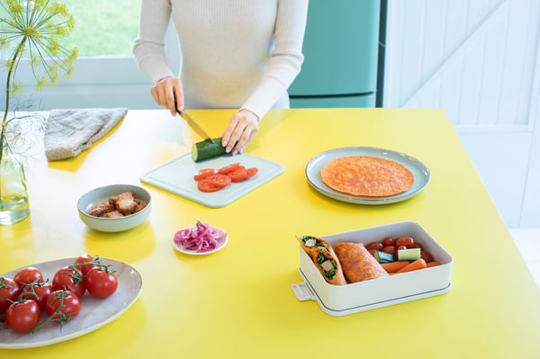 Miniatyrbillede 3 af 6: Brabantia Make & Take Frokostbeholder 2 L Plast Lys grå 1 stk