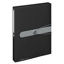 Herlitz 11206117 mappar Polypropylen (PP) Svart A4