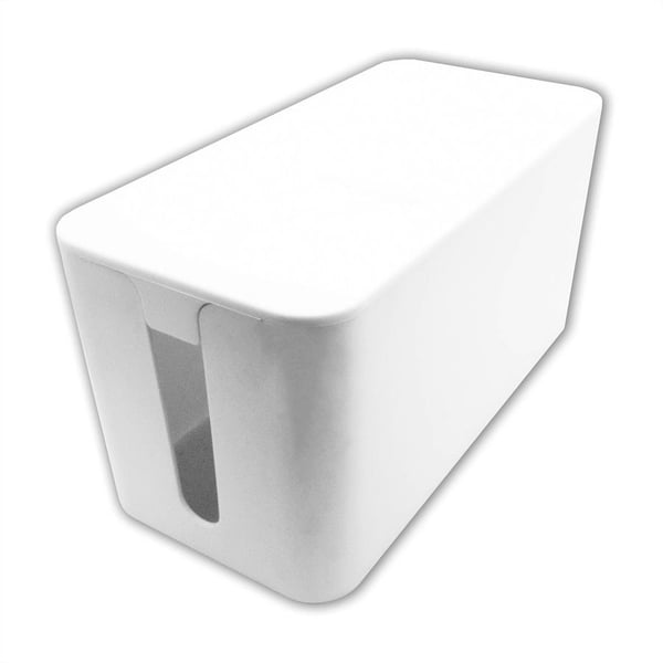 VALUE Kabelorganisator Kabelboks Hvid 1 stk VALUE Kabelorganisator Kabelboks Hvid 1 stk