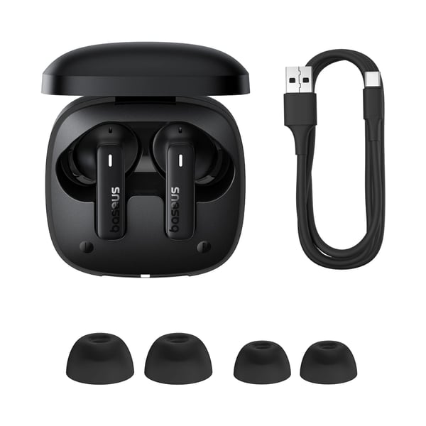 Baseus Bowie E19 Kuulokkeet True Wireless Stereo (TWS) In-ear Puhelut/Musiikki USB Type-C Bluetooth Musta