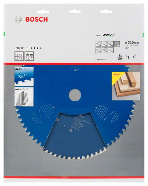 Pikkukuva 2 / 2: Bosch 2 608 644 081 pyörösahanterä 31,5 cm 1 kpl