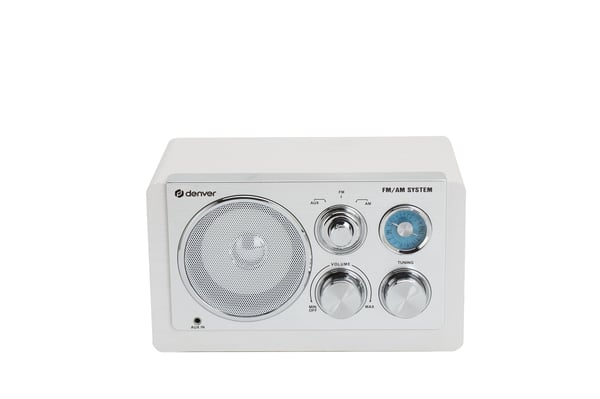 Denver TR-63W radioapparater Analog Vit