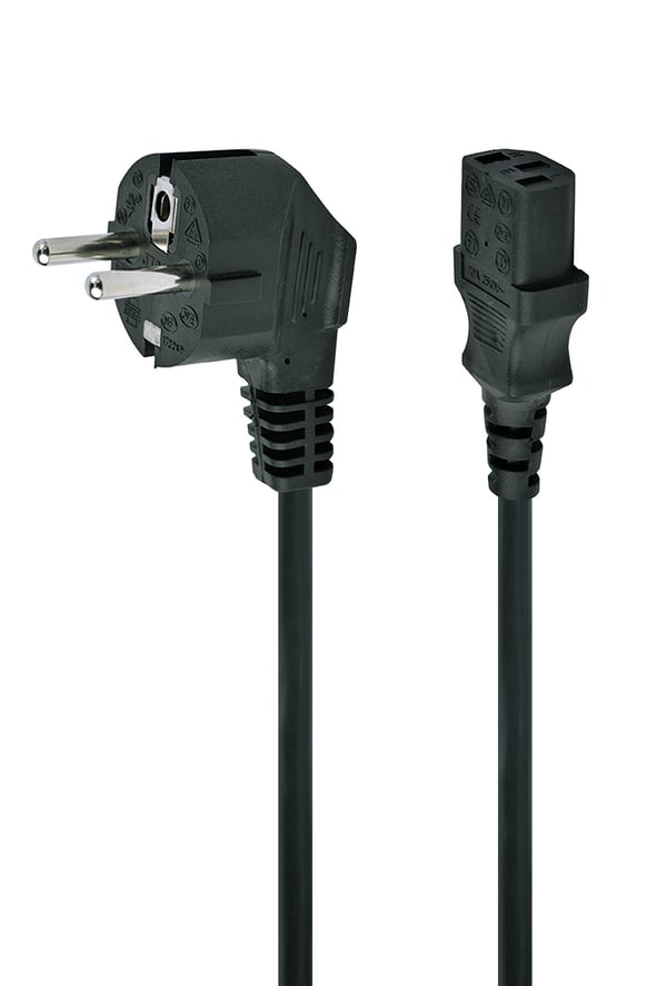 Gembird PC-186-VDE virtajohto Musta 1,8 m