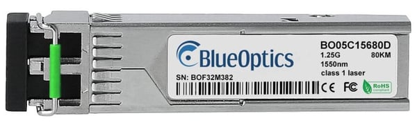 BlueOptics USFP-GB/ZX-D-R-BO modul til netværksmodtager Fiberoptisk 1250 Mbit/s SFP 1550 nm BlueOptics USFP-GB/ZX-D-R-BO modul til netværksmodtager Fiberoptisk 1250 Mbit/s SFP 1550 nm
