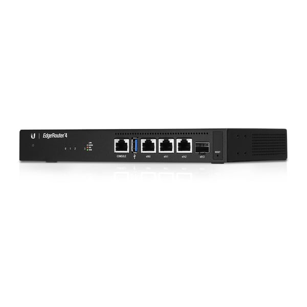 Ubiquiti EdgeRouter 4 kabelansluten router Gigabit Ethernet Svart Ubiquiti EdgeRouter 4 kabelansluten router Gigabit Ethernet Svart