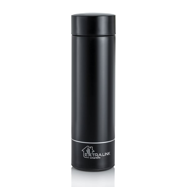 Extralink MUG-SMART500 BLACK rejsekrus 500 ml Sort Rustfrit stål