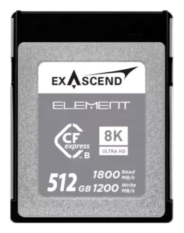 Exascend ELEMENT 512 GB CFexpress tyyppi B