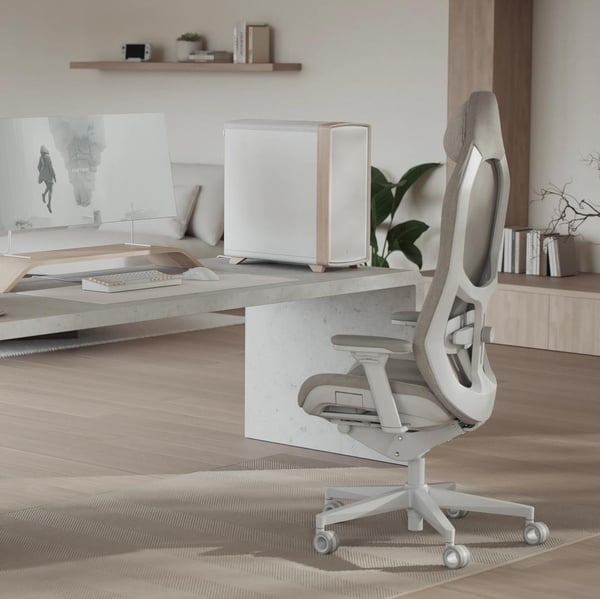 Miniatyrbillede 6 af 9: Fractal Design Summit Chalk White Solid Midi Tower Hvid