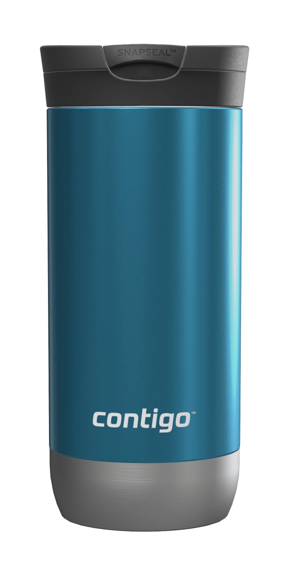 CONTIGO Huron 2.0 SNAPSEAL 470 ml Sort, Blå Rustfrit stål
