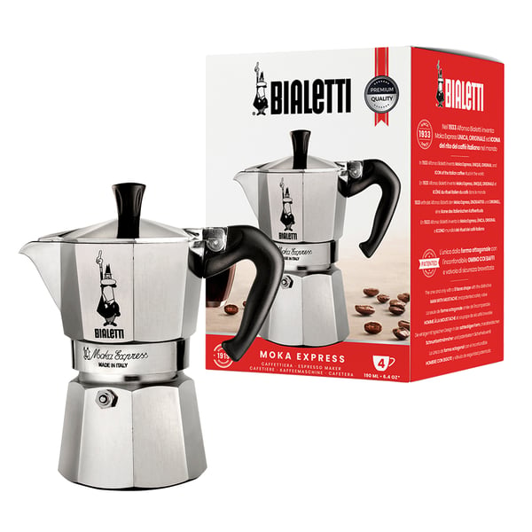 Miniatyrbild 1 av 6: Bialetti Moka Express Mokabryggare 0,23 l Aluminium