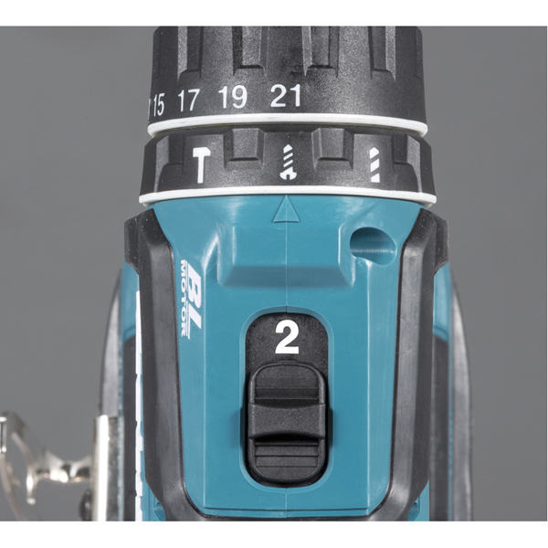 Makita DDF485ZJ borr 1900 RPM utan nyckel 1,7 kg Svart, Blå