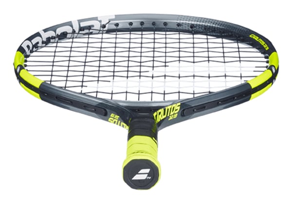 Miniatyrbillede 2 af 6: Babolat Carlitos Junior 19 Aluminium Grå, Gul 1 stk