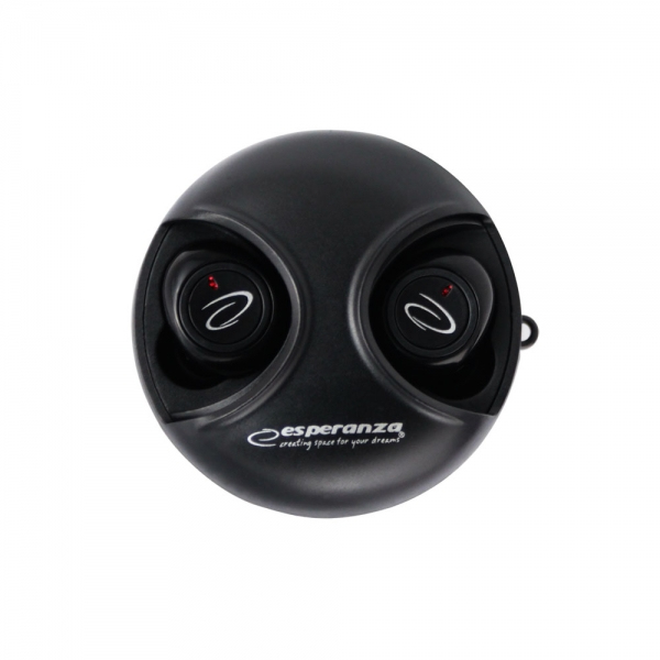 Miniatyrbillede 8 af 8: Esperanza EH228K hovedtelefoner/headset Trådløs I ørerne Opkald/musik Micro-USB Bluetooth Sort