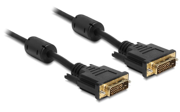 DeLOCK 83192 DVI-kabel 5 m DVI-D Svart DeLOCK 83192 DVI-kabel 5 m DVI-D Svart