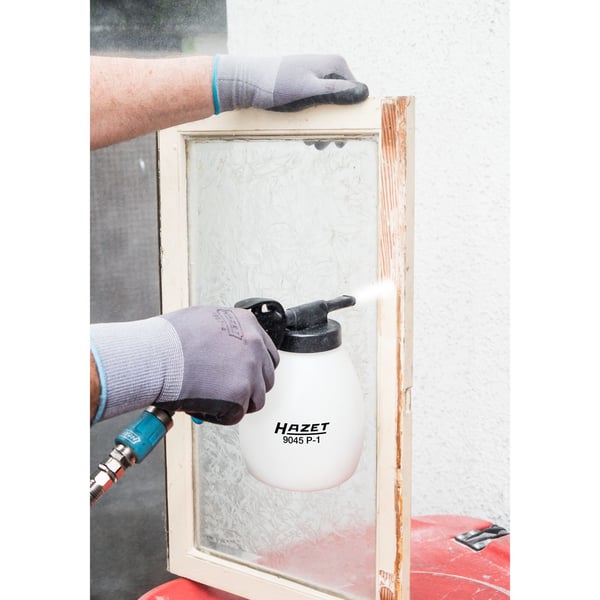 Miniatyrbillede 6 af 7: HAZET 9045P-1 pneumatisk sandblæsningspistol 1,2 L 6 bar 12 bar