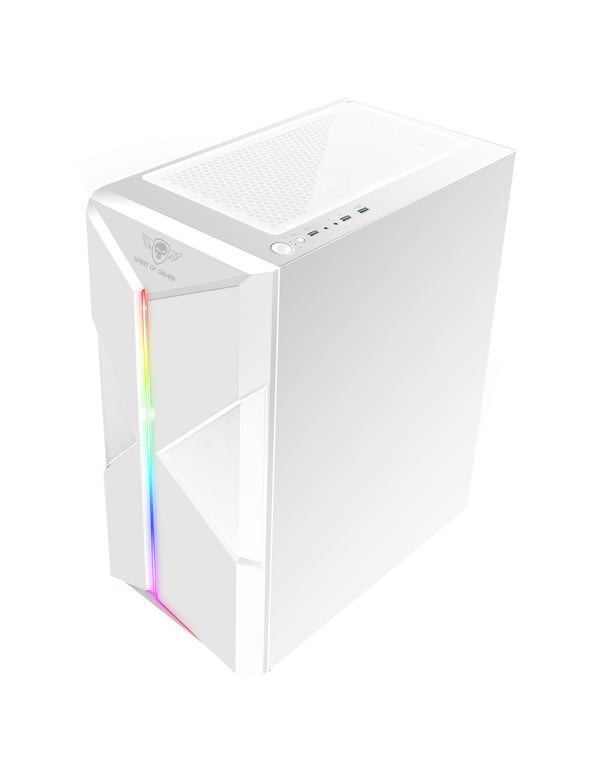 Spirit of Gamer 8001RAW datorväskor Midi Tower Vit