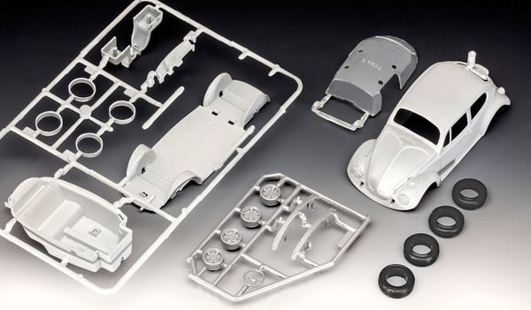 Revell VW Beetle Kaupunkiautomalli Kokoamispakkaus 1:32