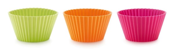 Miniatyrbillede 1 af 6: Lékué 880728 bageform Cupcake/muffin kopper 6 stk