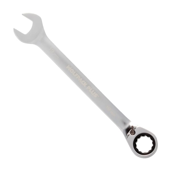 Miniatyrbild 1 av 3: Wolfpack Llave Combinada Con Carraca 19 mm. DIN 3113