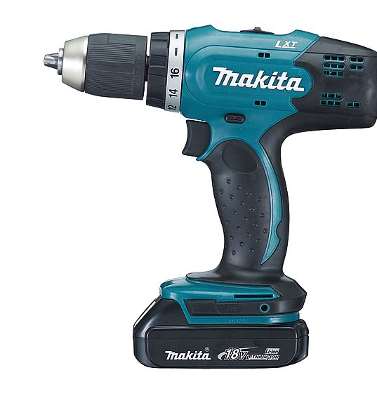 Makita DDF453SYE bor Nøglefri 1,8 kg Sort, Blå Makita DDF453SYE bor Nøglefri 1,8 kg Sort, Blå