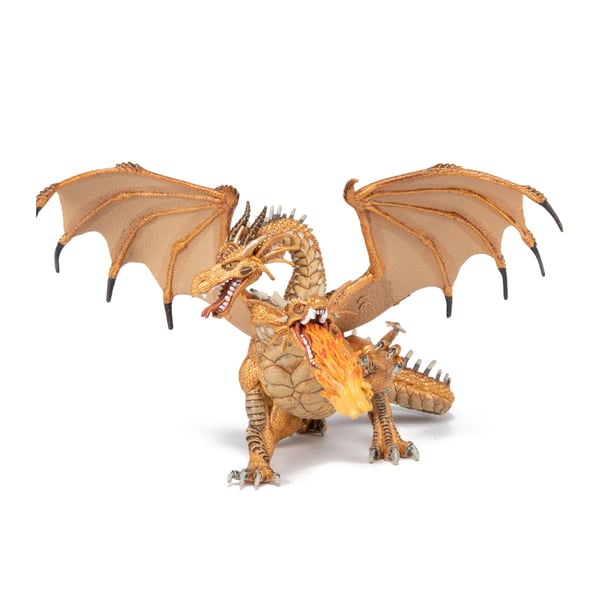 Pikkukuva 1 / 7: Papo Two headed dragon gold