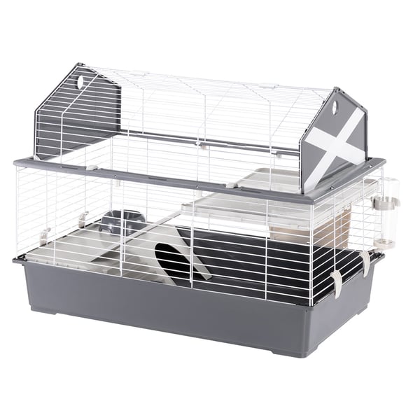 Miniatyrbild 1 av 8: Ferplast Barn 100 Rabit Mullvadsgrå, Vit