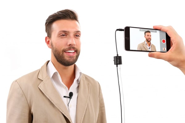Miniatyrbillede 21 af 25: IK Multimedia iRig Mic Lav Sort Clip-on mikrofon