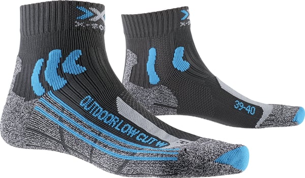 X-SOCKS Trek Outdoor Hunstik Atletiksokker Anthracit, Blå, Grå 1 Par