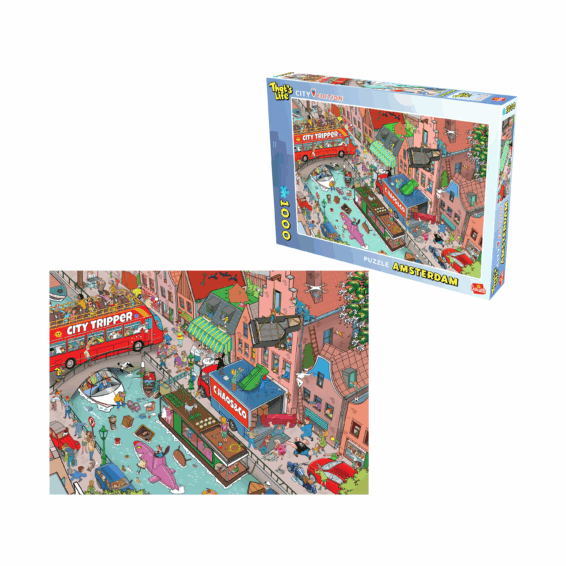 Goliath 932457.006 puslespil Kontur puslespil 1000 stk By