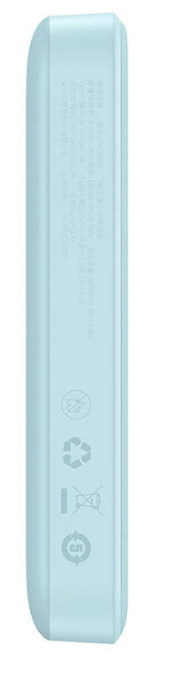 Miniatyrbillede 3 af 10: Baseus PPCX110103 powerbank Lithium polymer (LiPo) 10000 mAh Trådløs opladning Blå