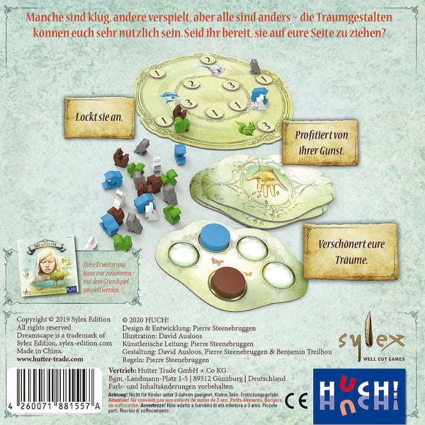 Miniatyrbild 4 av 4: HUCH! 4488155 sällskapsspel Dreamscape - Traumgestalten Tillägg till brädspel Strategi