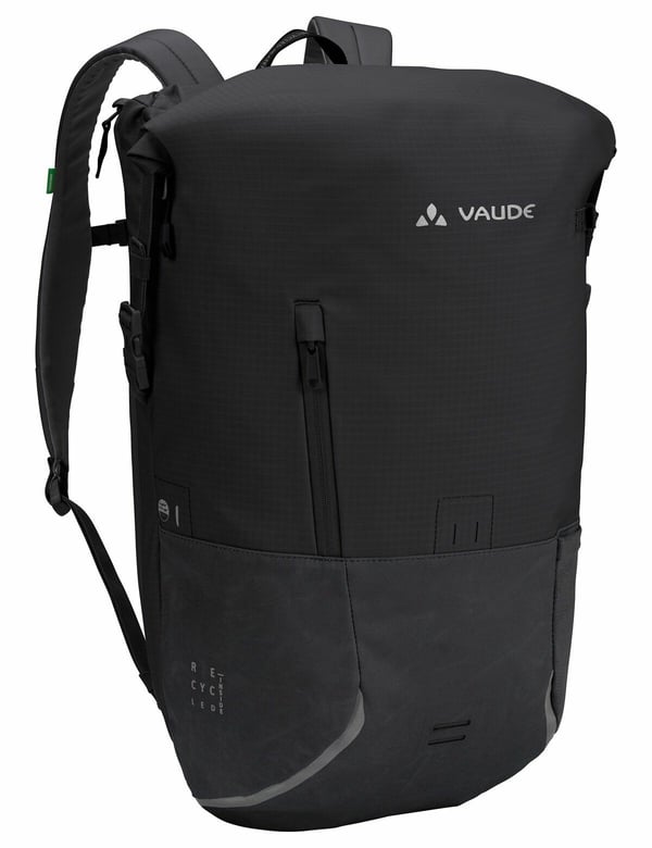VAUDE CityGo Bike 23 Bagside Cykelrygsæk 23 L Polyester Sort