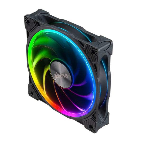 Miniatyrbild 1 av 6: Akasa SOHO AR Datorväska Fan 12 cm Svart, Transparent 1 styck