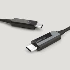Corning AOC-CCU6JPN015M20 Thunderbolt kabel 15 m 40 Gbit/sek. Sort