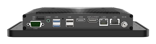 Miniatyrbild 2 av 6: faytech FT10BX6413ECAPOB allt-i-ett-dator/-arbetsstationer Intel Atom® x6413E 24,6 cm (9.7") 1024 x 768 pixlar Pekskärm 8 GB DDR4-SDRAM 120 GB SSD Svart