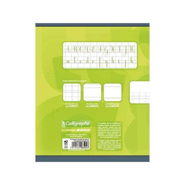 Clairefontaine 108502C blok og notesblok 32 ark
