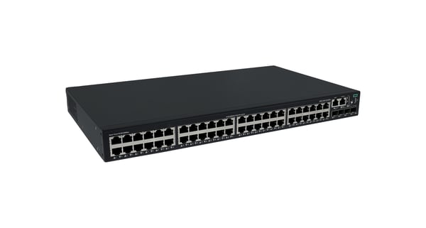 HPE CW 2150 48p 10M/100M/1G PoE+ 4p SFP+ 1G/10G 390W Switch Hallittu Gigabit Ethernet (10/100/1000) Power over Ethernet -tuki Musta