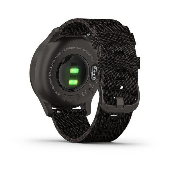 Miniatyrbild 6 av 8: Garmin vívomove Style AMOLED 42 mm Digital 240 x 240 pixlar Pekskärm grafit GPS