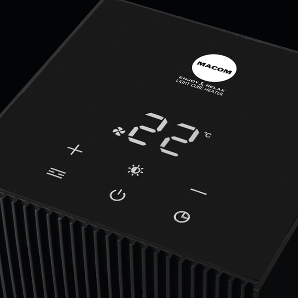 Macom Enjoy & Relax 931 varmeapparat Indendørs Sort 2000 W