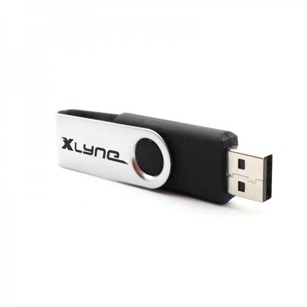 xlyne 177532-2 USB-sticka 32 GB USB Type-A 2.0 Svart, Silver