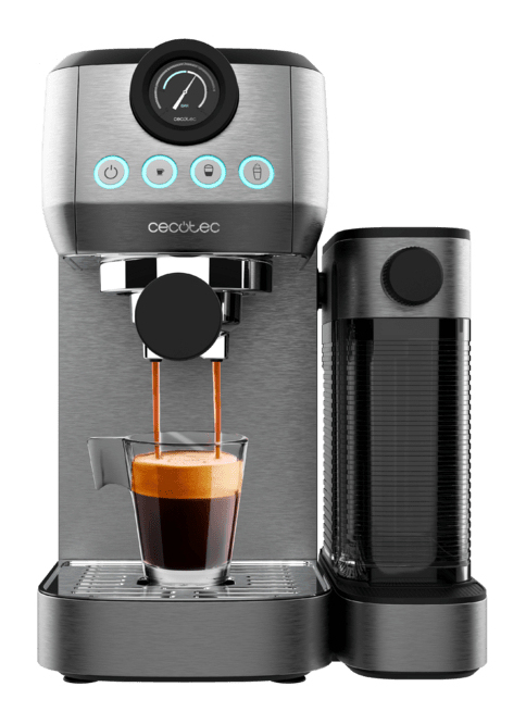 Cecotec Power Espresso 20 Steel Pro Latte Puoliautomaattinen Espressokone 1,3 L Cecotec Power Espresso 20 Steel Pro Latte Puoliautomaattinen Espressokone 1,3 L