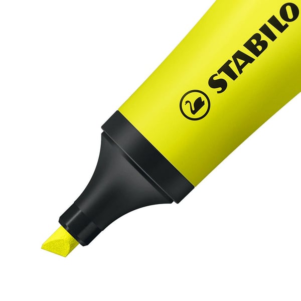 Miniatyrbillede 3 af 13: STABILO NEON speedmarker 1 stk Mejselspids Gul