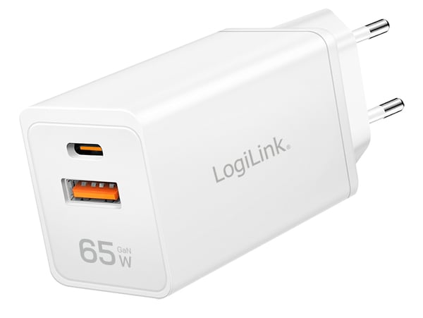 Miniatyrbillede 1 af 4: LogiLink PA0371 oplader til mobil enhed Universel Hvid Vekselstrøm Hurtig opladning Indendørs