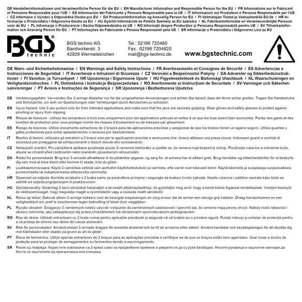 Miniatyrbild 5 av 5: BGS technic External / Internal 3-arm Puller