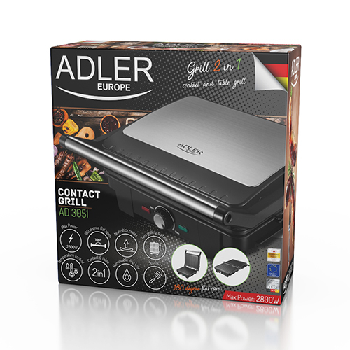 Pikkukuva 8 / 12: Adler AD 3051 kosketusgrilli