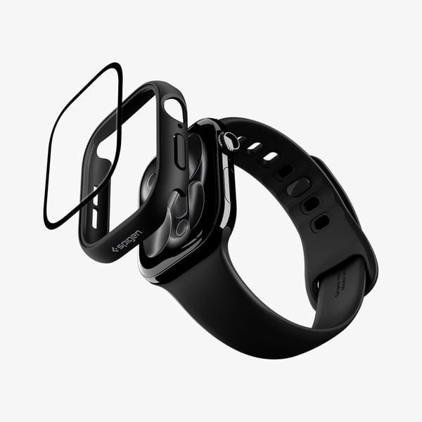 Miniatyrbillede 2 af 10: Spigen Thin Fit 360 Boks Sort Polykarbonat (PC)