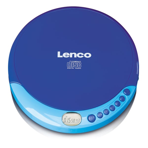 Lenco CD-011 Sininen Kannettava CD-soitin Lenco CD-011 Sininen Kannettava CD-soitin