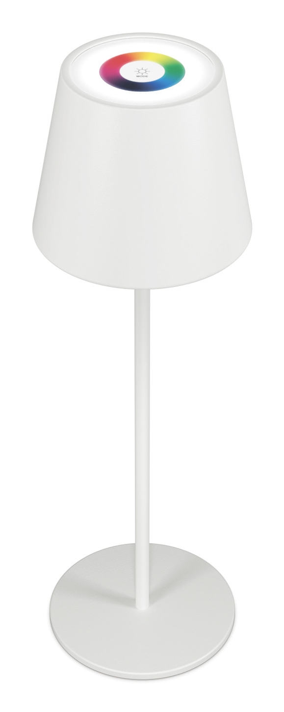 Miniatyrbillede 1 af 5: RealPower LED TableLight 360 RGB bordlampe 3 W Hvid