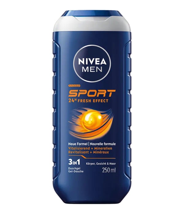 NIVEA Men Sport 250 ml Suihkugeeli Miesten Vartalo ja kasvot ja hiukset NIVEA Men Sport 250 ml Suihkugeeli Miesten Vartalo ja kasvot ja hiukset